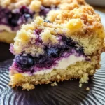 Blueberry Cream Cheese Crumb Cake