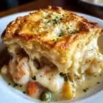 Cheddar Bay Biscuit Seafood Pot Pie: An Incredible Comforting Delight