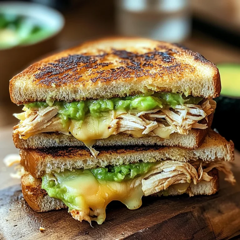 Chicken Avocado Melt Sandwich
