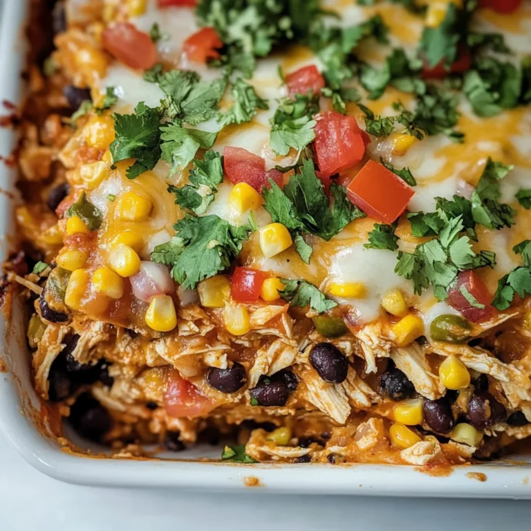 Chicken Burrito Casserole