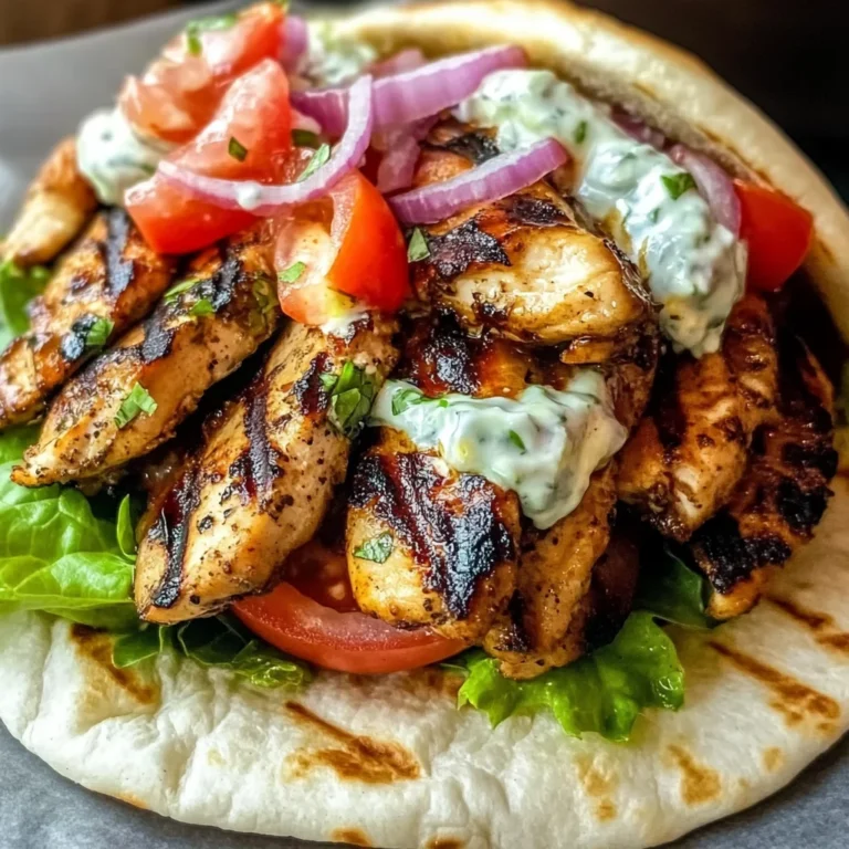Chicken Pita Gyros
