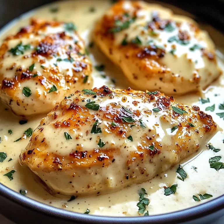 Creamy Baked Chicken with Parmesan and Garlic