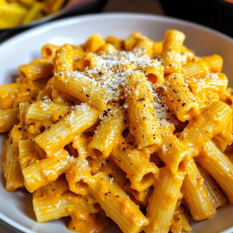 Creamy Parmesan Pumpkin Pasta