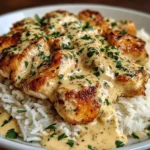 Creamy Smothered Chicken Rice