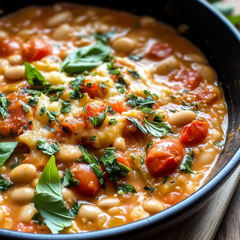 Creamy Tomato White Bean Stew