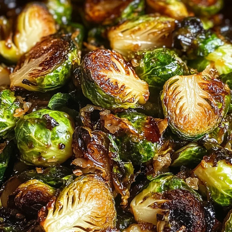 Crispy Honey Balsamic Brussels Sprouts