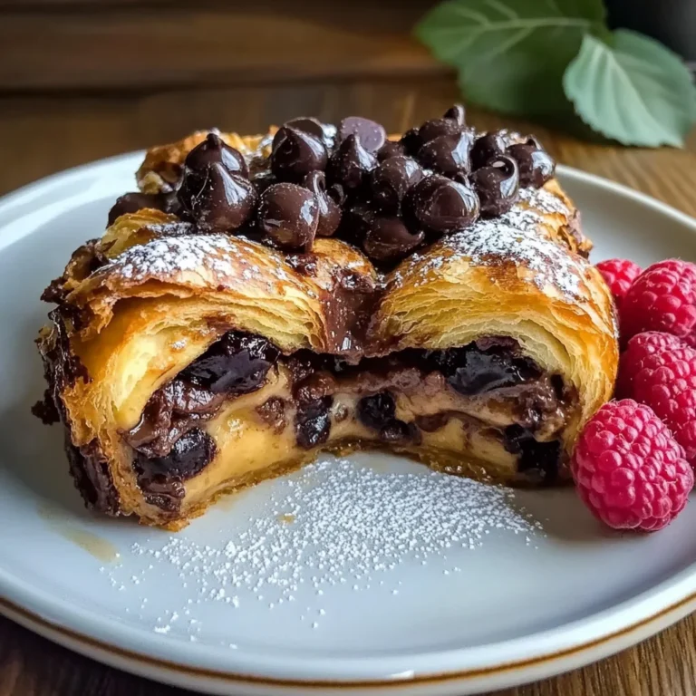 Decadent Chocolate Croissant Breakfast Bake