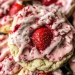 Double Strawberry Sugar Cookies