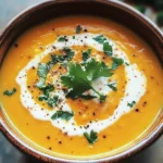 Easy Butternut Squash and Sweet Potato Soup