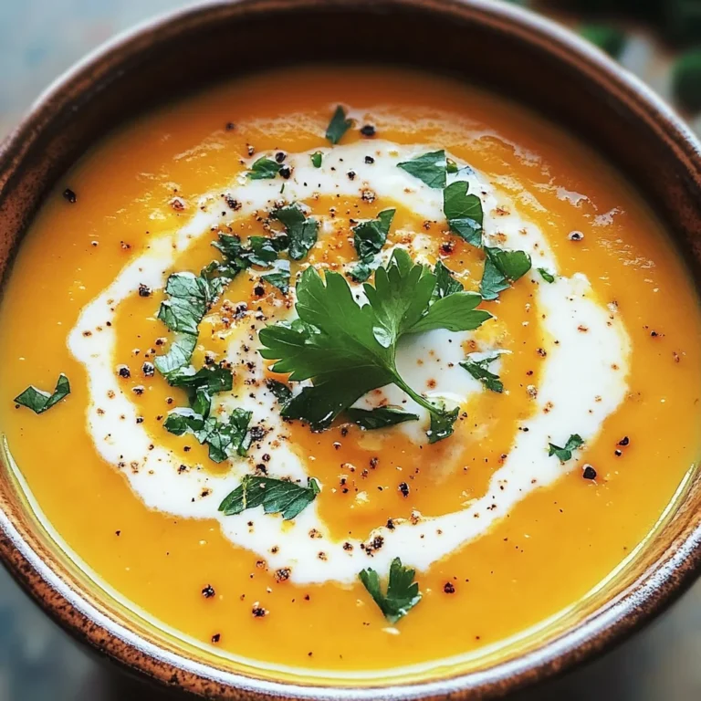 Easy Butternut Squash and Sweet Potato Soup