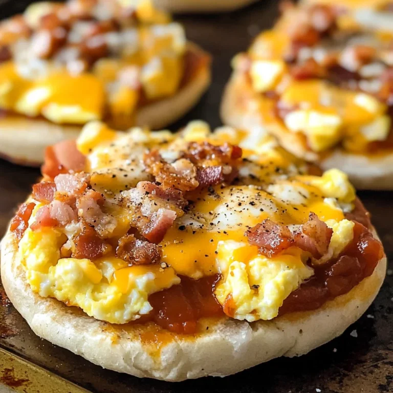 English Muffin Breakfast Pizzas