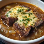 French Onion Beef Short Rib Soup