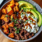 Ground Beef Hot Honey Bowl