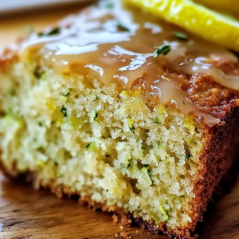 Lemon Zucchini Bread: A Bright & Moist Slice of Summer