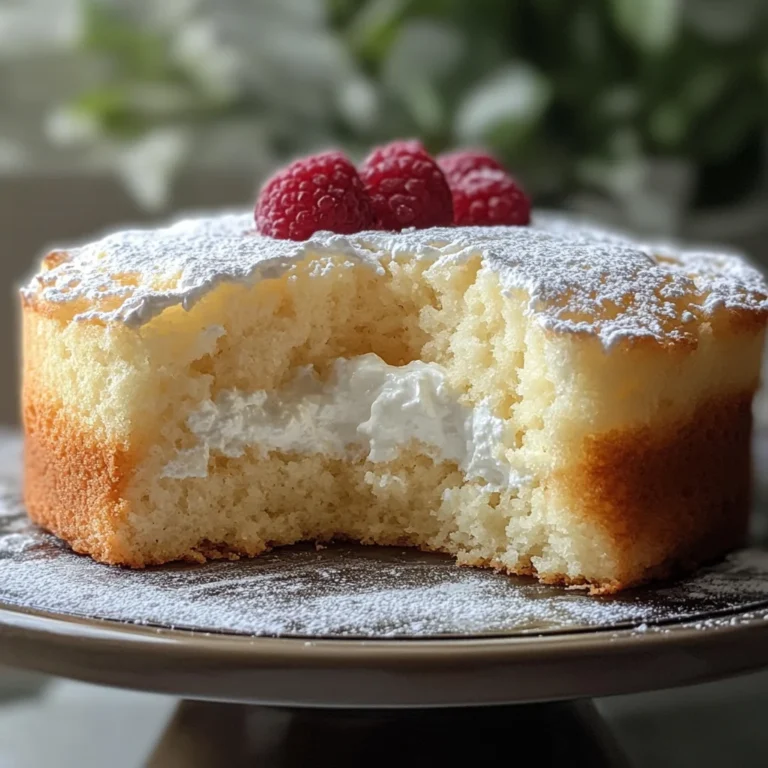Light & Fluffy Yogurt Cloud Cake – The Best Airy Dessert !