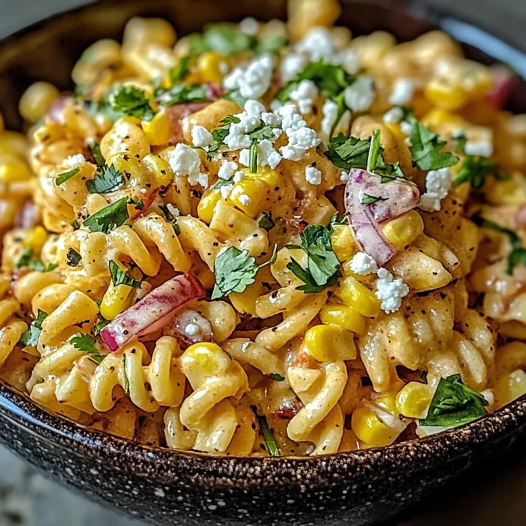 Mexican Street Corn Pasta Salad is a must-try dish!