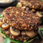 Mushroom Veggie Burgers