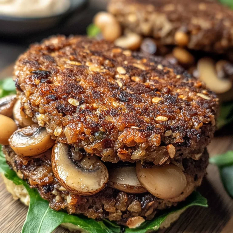 Mushroom Veggie Burgers