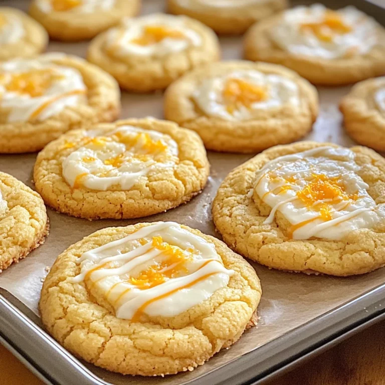 Orange Creamsicle Cookies