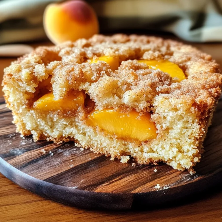 Peach Coffee Cake