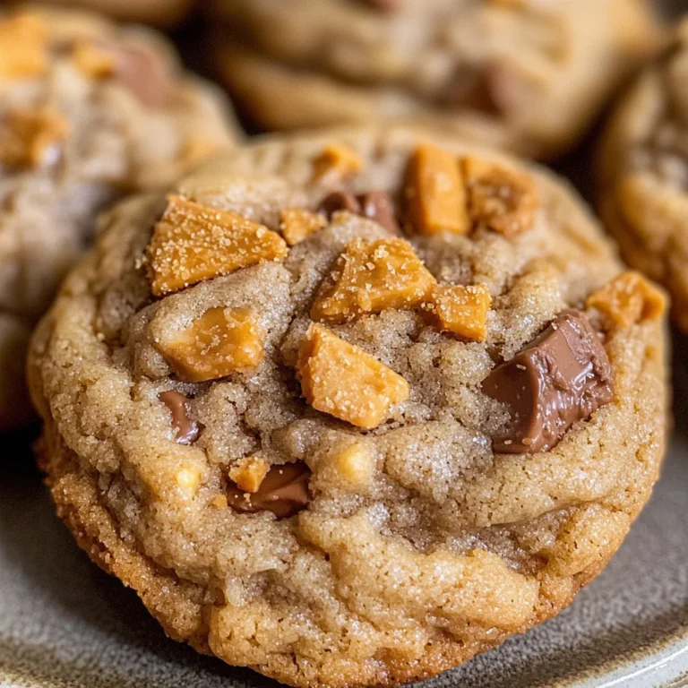 Peanut Butter Butterfinger Cookies