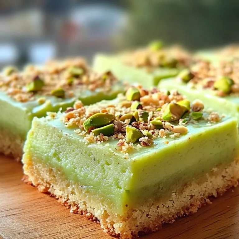 Pistachio Pudding Sugar Cookie Bars