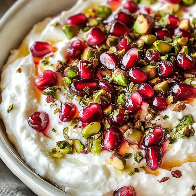 Pomegranate Pistachio Whipped Feta