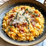 Pumpkin Risotto with Bacon & Parmesan