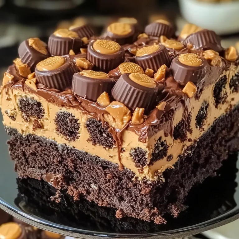 Reese’s Peanut Butter Earthquake Cake