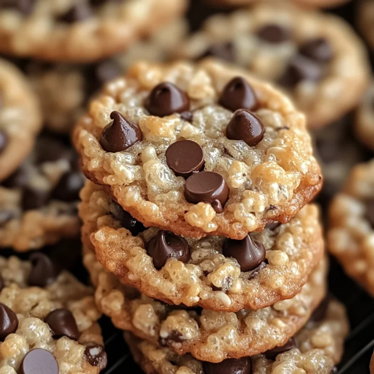 Rice Krispie Chocolate Chip Cookies