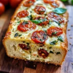Savory Caprese Bread : A Fresh Italian Bread