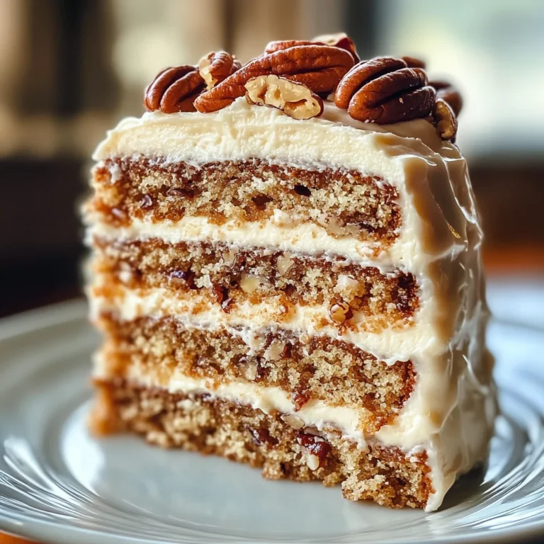 Southern Georgia Pecan Cake Recipe
