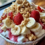 Strawberry Crunch Banana Pudding Recipe - Easy Dessert Delight