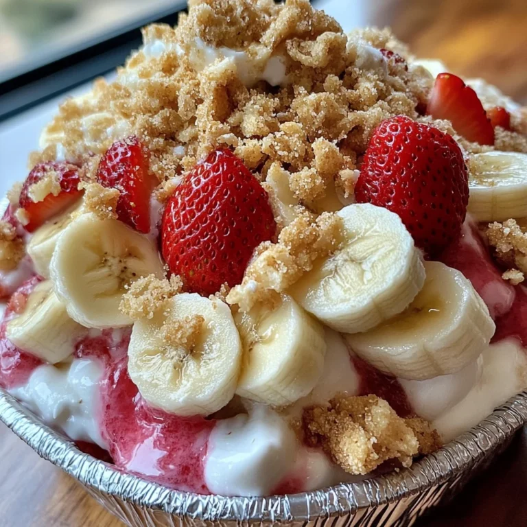 Strawberry Crunch Banana Pudding Recipe - Easy Dessert Delight