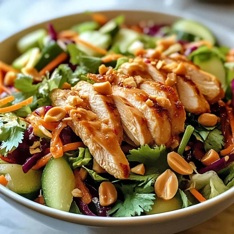 Thai Peanut Chicken Salad