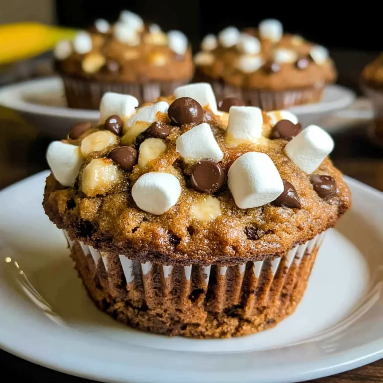 Banana S’mores Muffins