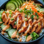 Bang Bang Chicken Rice Bowl