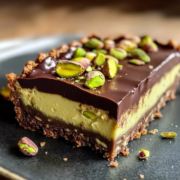 Chocolate Pistachio Ganache Tart Recipe
