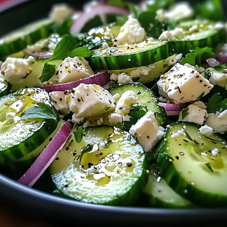 Cucumber Feta Salad