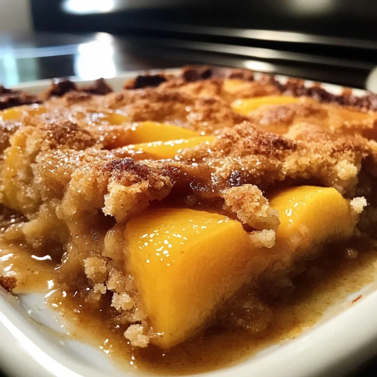 Divine Brown Butter Peach Cobbler: 5-Ingredient Magic