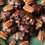Easy Christmas Pecan Turtles
