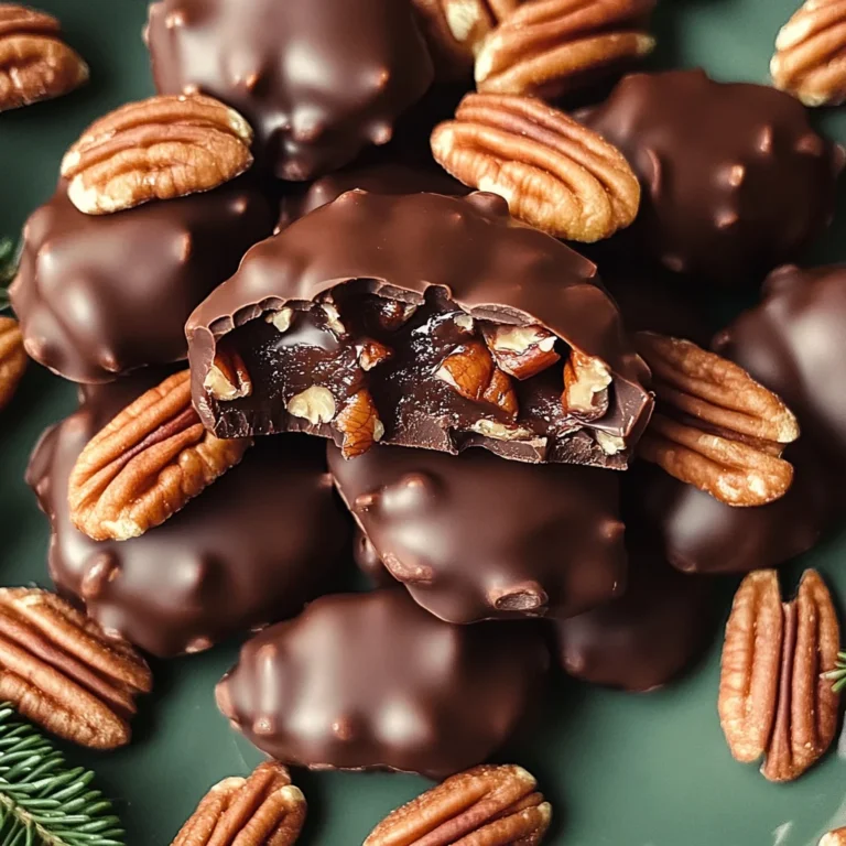 Easy Christmas Pecan Turtles