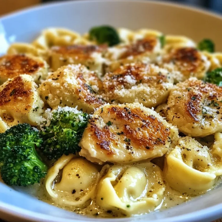 Garlic Parmesan Chicken Tortellini