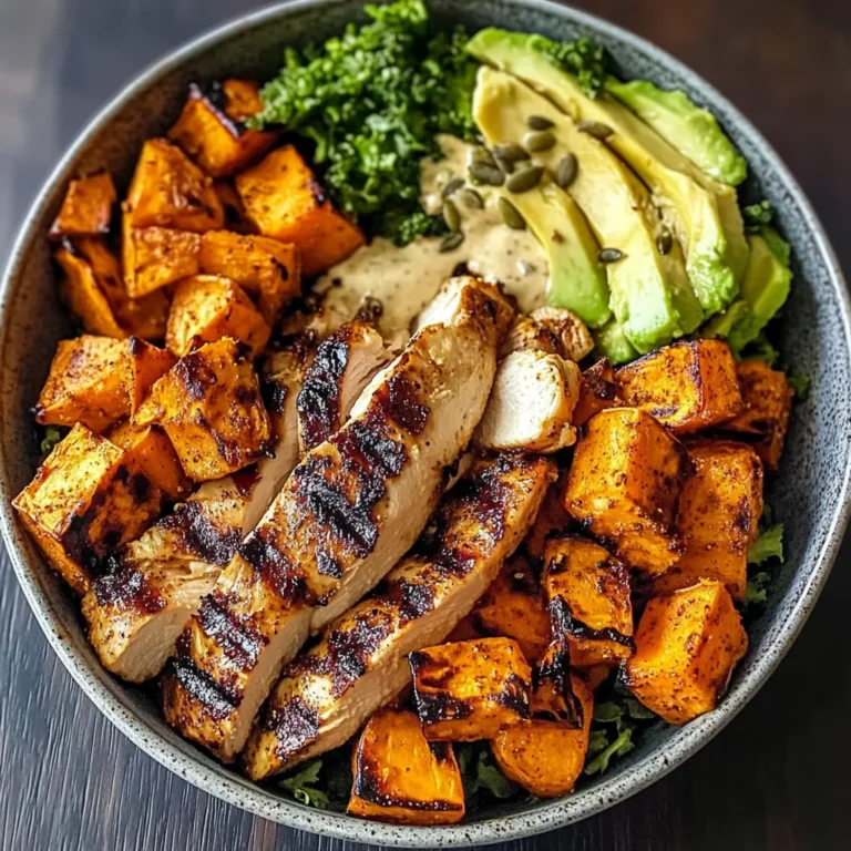 Grilled Chicken & Sweet Potato Bowl
