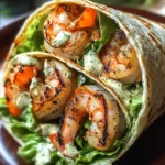 Grilled Shrimp Caesar Wraps