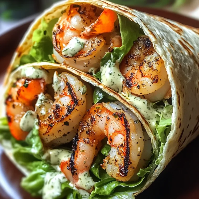 Grilled Shrimp Caesar Wraps