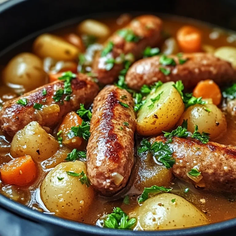 Irish Sausage and Bacon Stew