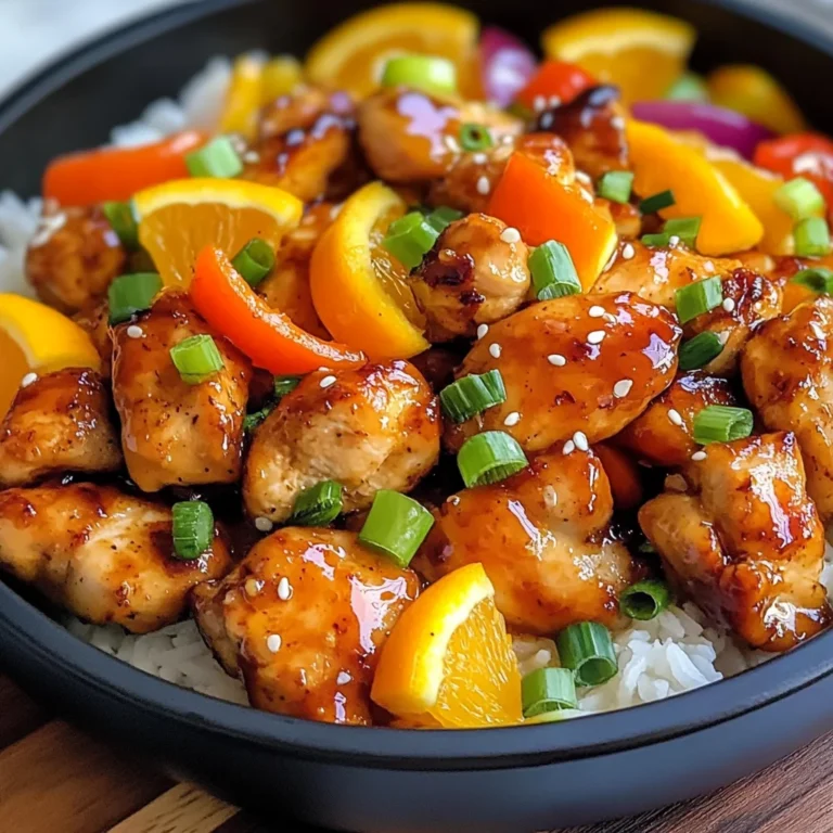 Juicy Blackstone Orange Chicken