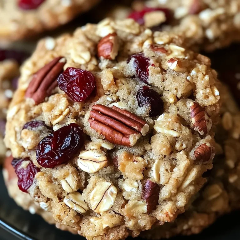 Oatmeal Cranberry Pecan Cookies