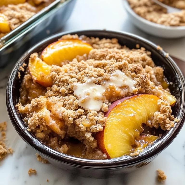 Peach Crisp